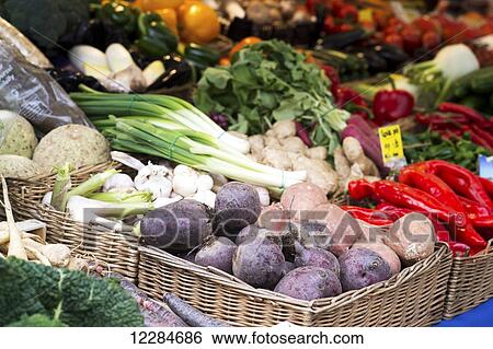 Farmers market; Frankfurt, Germany View Large Photo Image Stock Photograph - Farmers market; Frankfurt, Germany. Fotosearch
