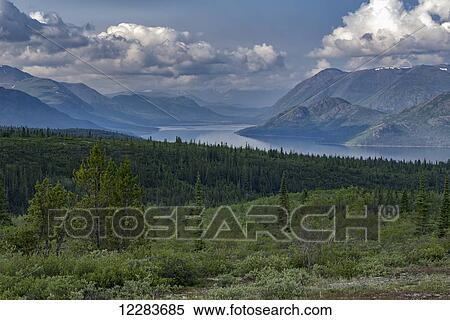 Fish Lake, near Whitehorse; Yukon, Canada View Large Photo Image Stock Photography - Fish Lake, near Whitehorse; Yukon, Canada. Fotosearch