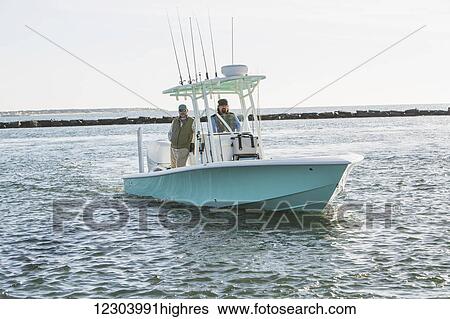 Stock Photograph - Fishing for tuna on the coast of Cape Cod; Massachusetts, United States of America. Fotosearch