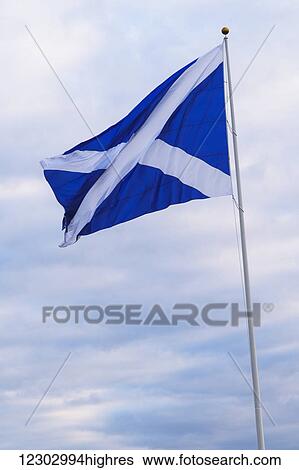 Flag of Scotland; Turnberry, Ayrshire, Scotland View Large Photo Image Stock Photograph - Flag of Scotland; Turnberry, Ayrshire, Scotland. Fotosearch