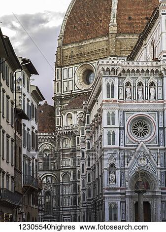 Stock Photograph - Florence Cathedral; Florence, Italy. Fotosearch
