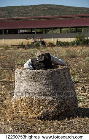 Stock Photograph - Folk art installation; Sant Antioco, Carbonia Iglesias, Sardinia, Italy. Fotosearch