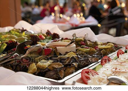 Grilled vegetables and dip in restaurant buffet; Turkey View Large Photo Image Stock Photograph - Grilled vegetables and dip in restaurant buffet; Turkey. Fotosearch