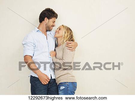 Stock Photograph - Happy Young Couple. Fotosearch