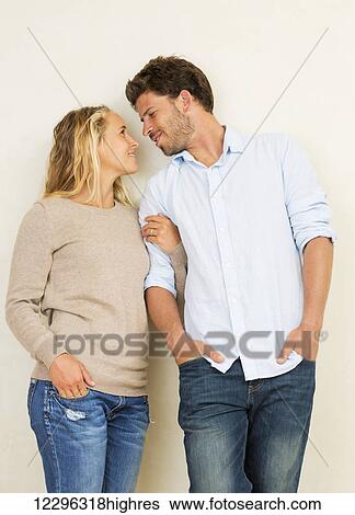 Stock Photograph - Happy Young Couple. Fotosearch