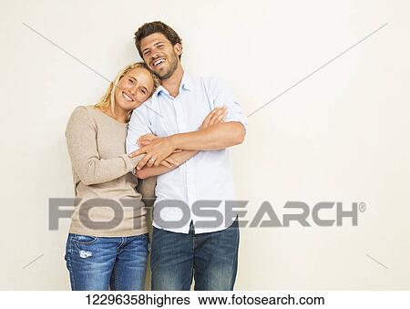 Stock Photograph - Happy Young Couple. Fotosearch