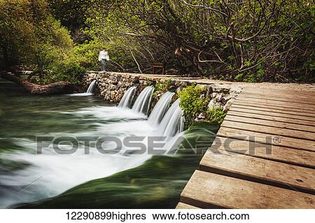 Stock Photograph - Herman River springs; Caesarea, Israel. Fotosearch