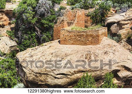 Holly Group, Anasazi Ruins, dates from A. D. 1230-1275, Hovenweep National Monument; Utah, United States of America View Large Photo Image Stock Photograph - Holly Group, Anasazi Ruins, dates from A. D. 1230-1275, Hovenweep National Monument; Utah, United States of America. Fotosearch