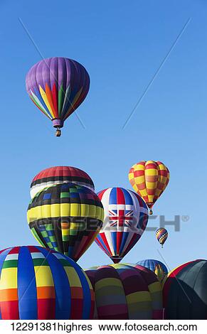 Hot air balloons, 2015 Balloon Fiestas; Albuquerque, New Mexico, United States of America View Large Photo Image Stock Photograph - Hot air balloons, 2015 Balloon Fiestas; Albuquerque, New Mexico, United States of America. Fotosearch