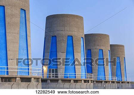 Hydroelectric power turbines at Gardiner Dam, Lake Diefenbaker; Saskatchewan, Canada View Large Photo Image Stock Photo - Hydroelectric power turbines at Gardiner Dam, Lake Diefenbaker; Saskatchewan, Canada. Fotosearch