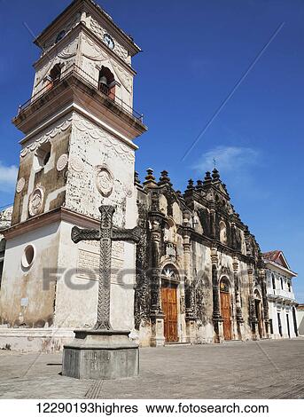 Iglesia de La Merced Cathedral; Granada, Nicaragua View Large Photo Image Stock Photograph - Iglesia de La Merced Cathedral; Granada, Nicaragua. Fotosearch