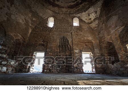 Interior of the mosque at Selcuk Castle; Ephesus, Turkey View Large Photo Image Stock Photograph - Interior of the mosque at Selcuk Castle; Ephesus, Turkey. Fotosearch