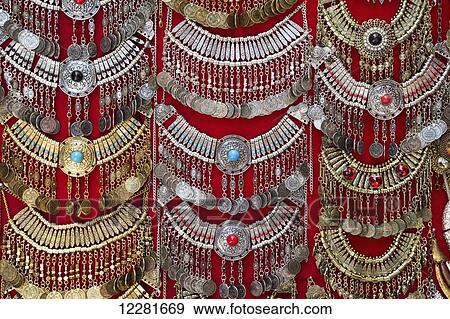 Jewelry for sale, Khan Al-Khali Bazaar; Cairo, Egypt View Large Photo Image Stock Photo - Jewelry for sale, Khan Al-Khali Bazaar; Cairo, Egypt. Fotosearch