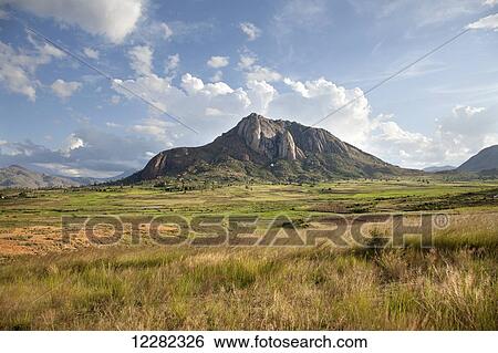 Landscape in the region of Ambalavao; Madagascar View Large Photo Image Stock Photograph - Landscape in the region of Ambalavao; Madagascar. Fotosearch