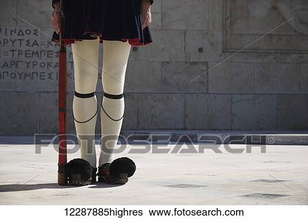 Legs of Greek presidential guardsman with rifle; Athens, Attica, Greece View Large Photo Image Stock Photograph - Legs of Greek presidential guardsman with rifle; Athens, Attica, Greece. Fotosearch