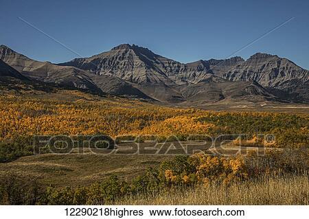 Mountains and foothills with autumn colours; Alberta, Canada View Large Photo Image Stock Photograph - Mountains and foothills with autumn colours; Alberta, Canada. Fotosearch