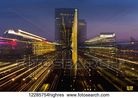 Night lights of buildings zoomed in; Calgary, Alberta, Canada View Large Photo Image Stock Photograph - Night lights of buildings zoomed in; Calgary, Alberta, Canada. Fotosearch