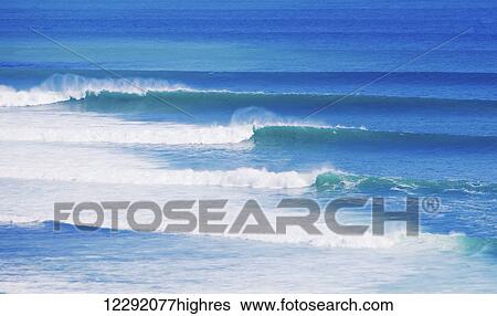 Ocean Waves View Large Photo Image Stock Photograph - Ocean Waves. Fotosearch
