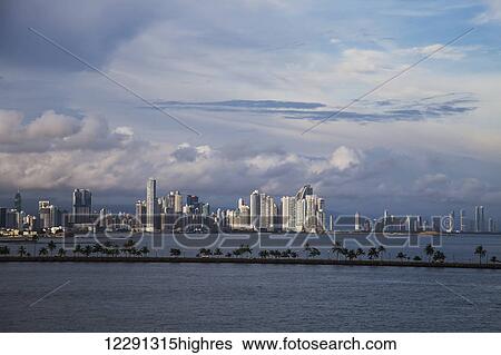 Panama City skyline; Panama City, Panama View Large Photo Image Stock Photograph - Panama City skyline; Panama City, Panama. Fotosearch