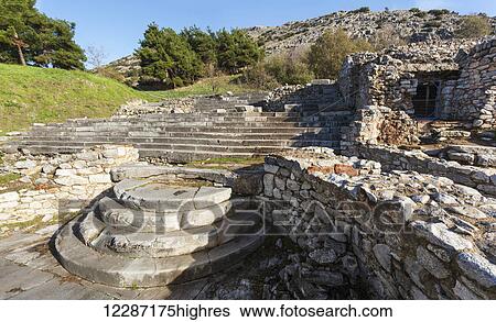 Stock Photograph - Philippian jail; Philippi, Greece. Fotosearch