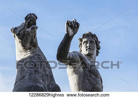 Stock Photograph - Piazza del Quirinale; Rome, Italy. Fotosearch
