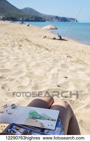 Portixeddu beach; Carbonia Iglesias, Sardinia, Italy View Large Photo Image Stock Photograph - Portixeddu beach; Carbonia Iglesias, Sardinia, Italy. Fotosearch