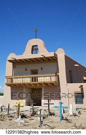 Pueblo Mission, San Ildefonso Pueblo, Pueblo dates to thirteen hundred AD; New Mexico, United States of America View Large Photo Image Stock Photograph - Pueblo Mission, San Ildefonso Pueblo, Pueblo dates to thirteen hundred AD; New Mexico, United States of America. Fotosearch