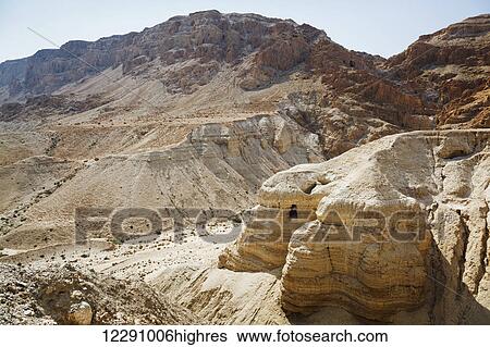Qumran caves; Qumran, Israel View Large Photo Image Stock Photograph - Qumran caves; Qumran, Israel. Fotosearch