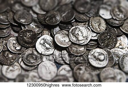 Roman coins in a pile; South Shields, Tyne and Wear, England View Large Photo Image Stock Photograph - Roman coins in a pile; South Shields, Tyne and Wear, England. Fotosearch