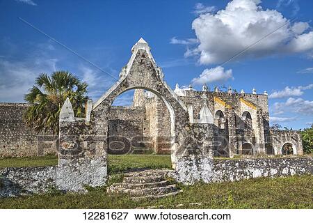 Ruined Church of Pixila, completed in 1797; Cuauhtemoc, Yucatan, Mexico View Large Photo Image Stock Photo - Ruined Church of Pixila, completed in 1797; Cuauhtemoc, Yucatan, Mexico. Fotosearch