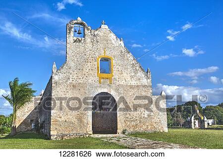 Ruined Church of Pixila, completed in 1797; Cuauhtemoc, Yucatan, Mexico View Large Photo Image Stock Photograph - Ruined Church of Pixila, completed in 1797; Cuauhtemoc, Yucatan, Mexico. Fotosearch