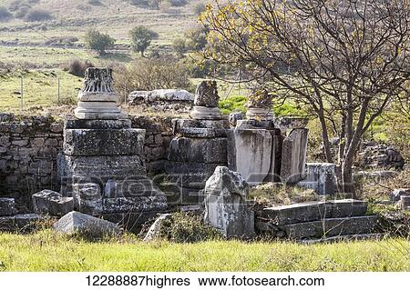 Ruins of Saint Luke's tomb; Ephesus, Turkey View Large Photo Image Stock Photograph - Ruins of Saint Luke's tomb; Ephesus, Turkey. Fotosearch