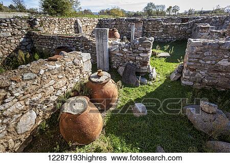 Ruins of stone walls; Philippi, Greece View Large Photo Image Stock Photograph - Ruins of stone walls; Philippi, Greece. Fotosearch