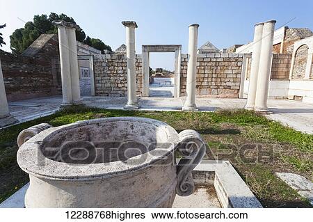 Ruins of the Synagogue of Sardis; Sardis, Turkey View Large Photo Image Stock Photograph - Ruins of the Synagogue of Sardis; Sardis, Turkey. Fotosearch