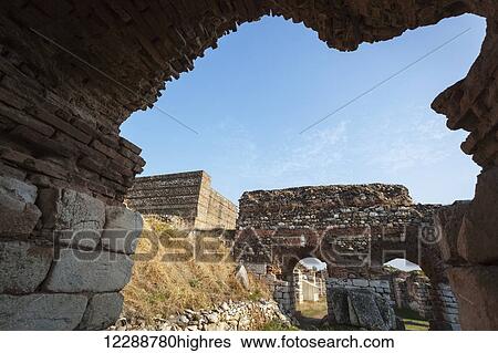 Stock Photograph - Ruins of the Synagogue of Sardis; Sardis, Turkey. Fotosearch