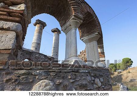 Ruins of the Temple of Artemis and Church M; Sardis, Turkey View Large Photo Image Stock Photograph - Ruins of the Temple of Artemis and Church M; Sardis, Turkey. Fotosearch