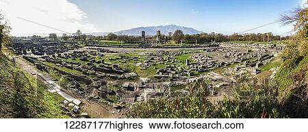 Stock Photograph - Ruins; Philippi, Greece. Fotosearch