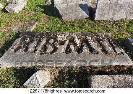 Stock Photograph - Ruins; Philippi, Greece. Fotosearch