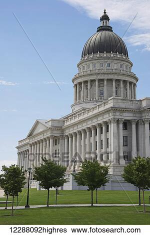 Stock Photograph - Salt Lake City Capitol building; Salt Lake City, Utah, United States of America. Fotosearch