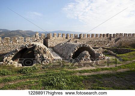 Stock Photograph - Selcuk Castle; Ephesus, Turkey. Fotosearch