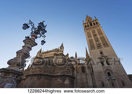Stock Photograph - Seville Cathedral; Seville, Andalusia, Spain. Fotosearch
