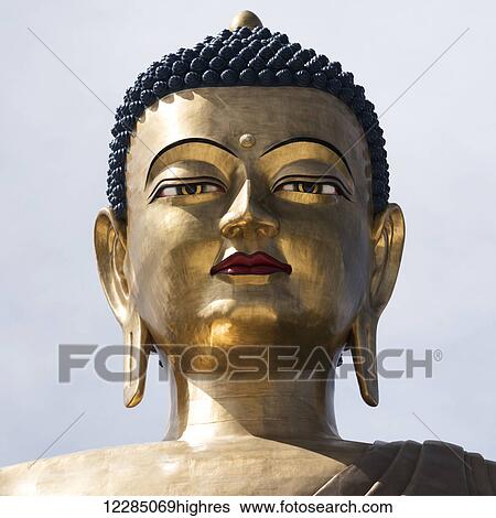 Shakyamuni Buddha; Thimphu, Bhutan View Large Photo Image Stock Photograph - Shakyamuni Buddha; Thimphu, Bhutan. Fotosearch