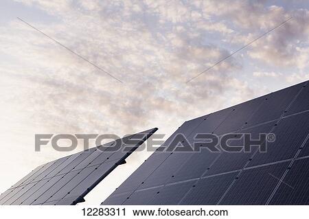 Solar panels in field; Bloomfield, Ontario, Canada View Large Photo Image Stock Image - Solar panels in field; Bloomfield, Ontario, Canada. Fotosearch
