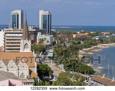 Stock Photo - St. Joseph's Cathedral; Dar es Salaam, Tanzania. Fotosearch