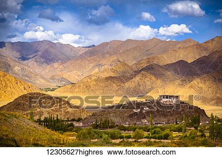 Stakna Monastery; Ladakh, India View Large Photo Image Stock Photograph - Stakna Monastery; Ladakh, India. Fotosearch