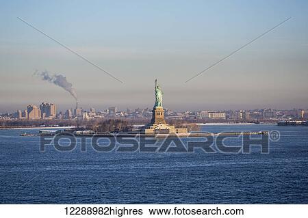 Statue of Liberty; Manhattan, New York, United States of America View Large Photo Image Stock Photograph - Statue of Liberty; Manhattan, New York, United States of America. Fotosearch