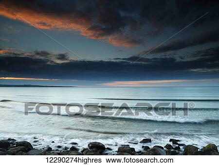 Stock Photograph - Strandhill beach on the Wild Atlantic Way coastal route; County Sligo, Ireland. Fotosearch