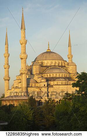 Sultan Ahmed Mosque; Istanbul, Turkey View Large Photo Image Stock Photograph - Sultan Ahmed Mosque; Istanbul, Turkey. Fotosearch