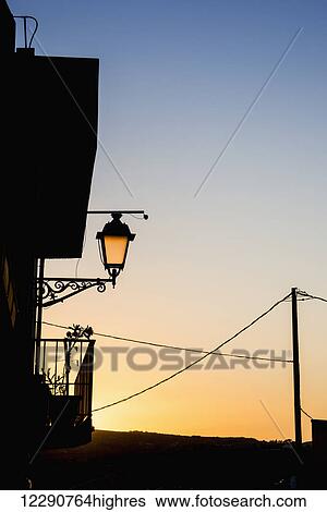 Stock Photograph - Sunset in Sant'Antioco; Carbonia Iglesias, Sardinia, Italy. Fotosearch
