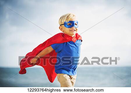 Superhero Kid View Large Photo Image Stock Photograph - Superhero Kid. Fotosearch